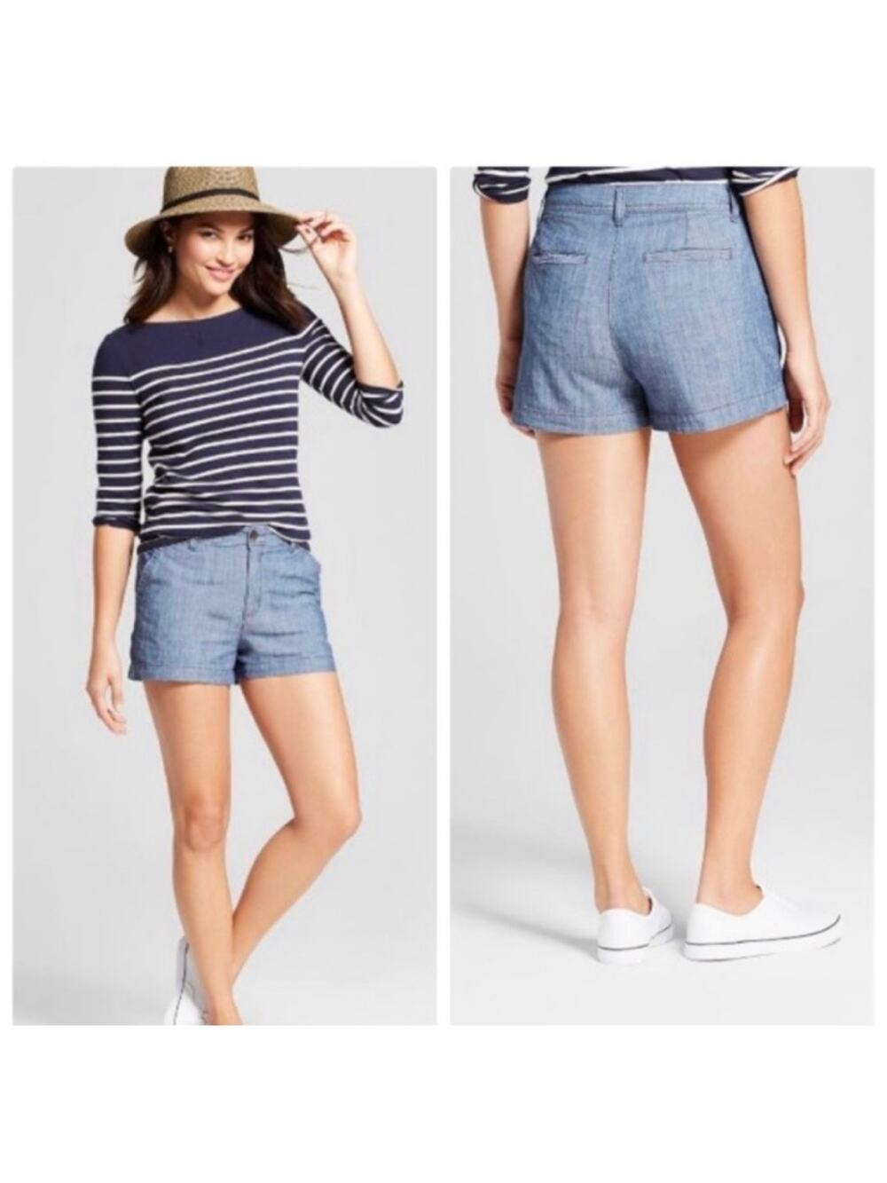 NEW WOMEN CHINO SHORT SIZE 2